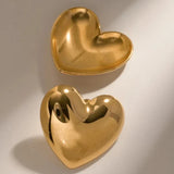 Gouden Hart Oorbellen voor Elegante en Tijdloze Look