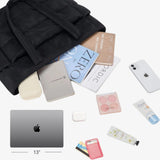 Gewatteerde Shopper Tas met Ruim Interieur.