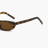 Smalle Schildpad Zonnebril voor Retro en Trendy Look