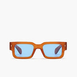 Vierkante Zonnebril met Gekleurd Montuur voor Trendy Look