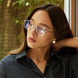 Transparante Vierkante Bril voor Minimalistische en Moderne Look