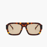 Vierkante Schildpad Zonnebril voor Moderne en Tijdloze Look