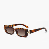 Schildpad Zonnebril Vierkant voor Retro en Trendy Look