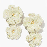 Bloem Oorbellen Statement voor Elegante en Zomerse Look.