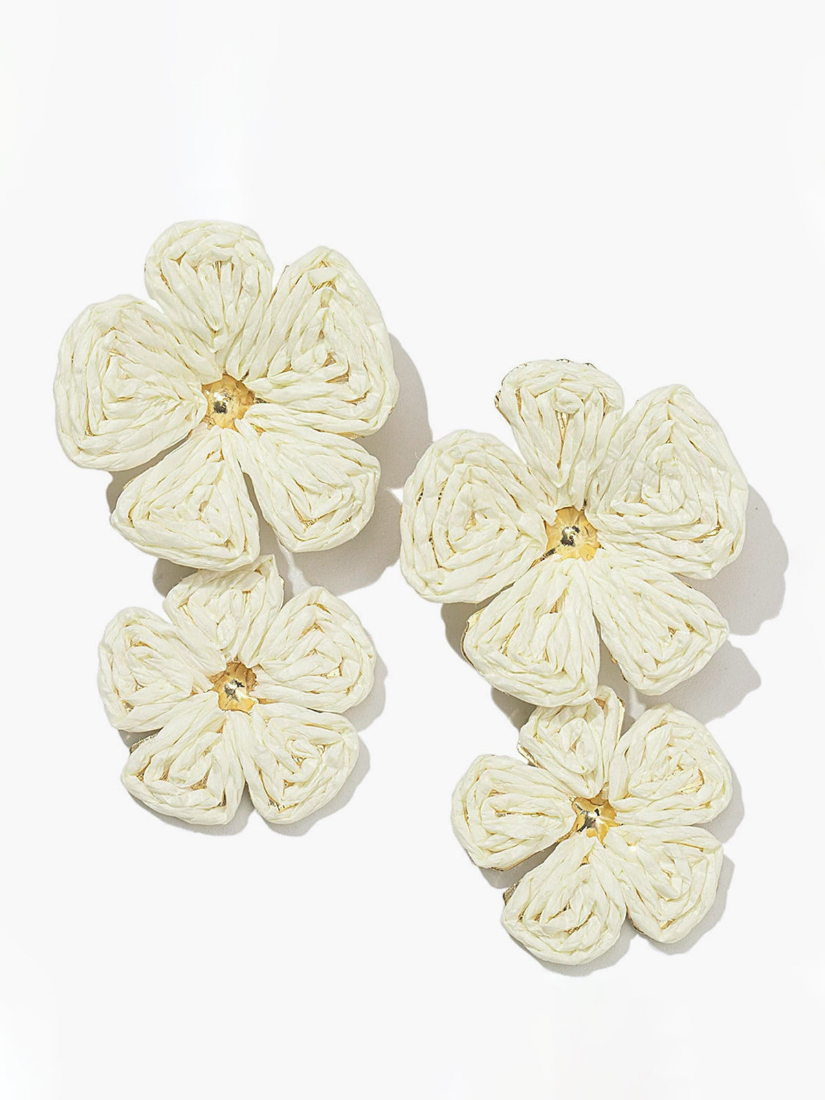 Bloem Oorbellen Statement voor Elegante en Zomerse Look.