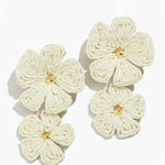 Bloem Oorbellen Statement voor Elegante en Zomerse Look.