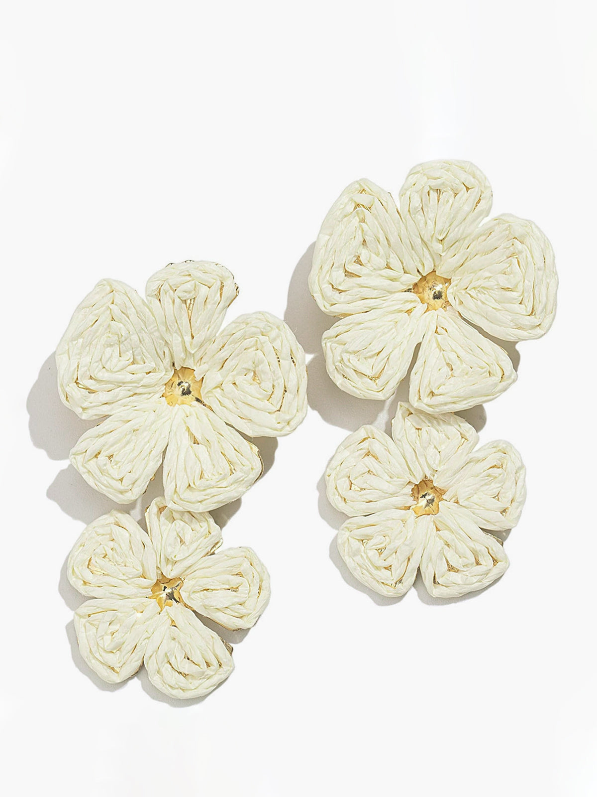 Bloem Oorbellen Statement voor Elegante en Zomerse Look.