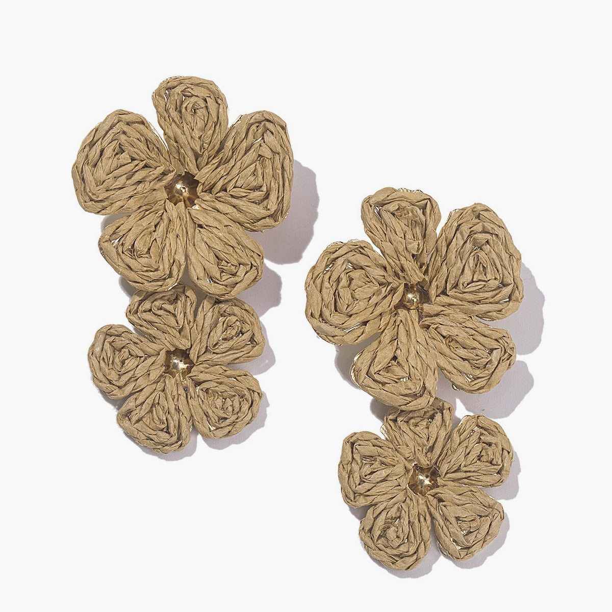 Bloem Oorbellen Statement voor Elegante en Zomerse Look.
