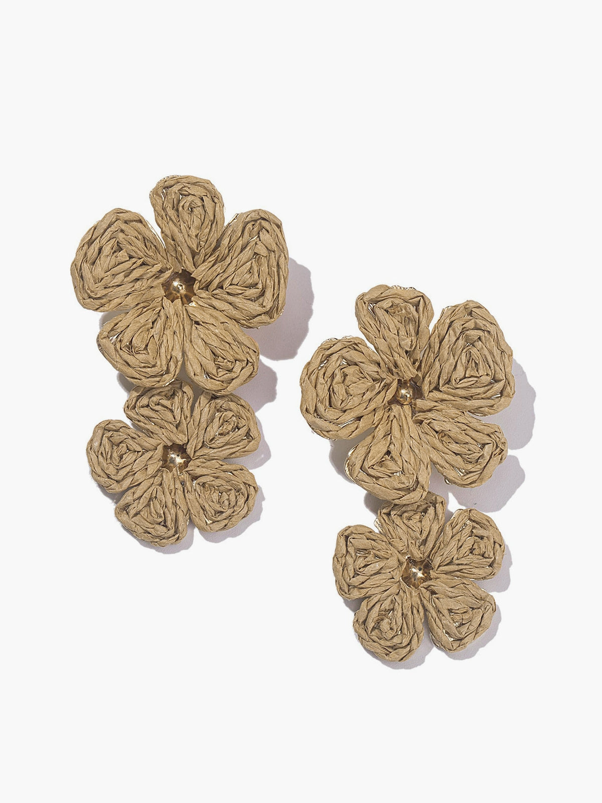 Bloem Oorbellen Statement voor Elegante en Zomerse Look.