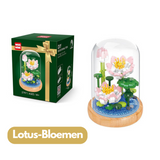 DIY Bloemen Bouwset onder Glazen Stolp – Roze