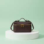 Gevlochten Crossbody Tas met Dubbele Rits.