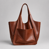 Oversized shopper tas van PU leer voor dames