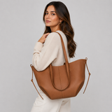 Ruime dames tote bag met schouderdraagcomfort
