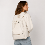 Waterafstotende canvas rugzak met laptopvak, 20 liter