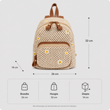 Handgeweven Stro Rugzak – Zomers, Compact & Elegant