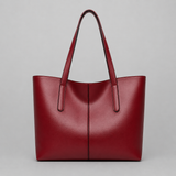 Zwarte Dames Shopper met Lange Handvatten