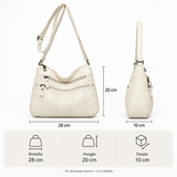 Dames crossbody tas van PU-leer met verstelbare band