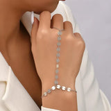 Minimalistische Handketting met Ring en Armband