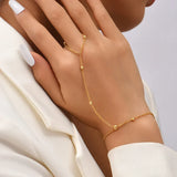 Minimalistische Handketting met Ring en Armband