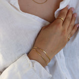 Fijne Gouden Armband met Meerdere Lagen voor Elegante Look