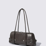 Compacte mini city tote bag met schouderbanden