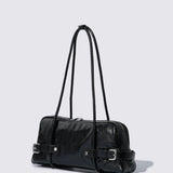 Compacte mini city tote bag met schouderbanden