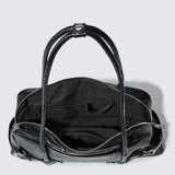 Compacte mini city tote bag met schouderbanden