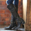 Cowboy Laarzen met Studs en Vintage Design.