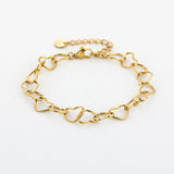 Hartjes Schakelarmband Elegant Design