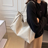 Ruime schoudertas voor dames, minimalistisch design
