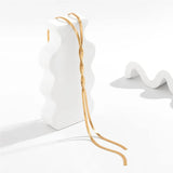Lange Statement Ketting met Elegante Val