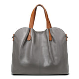 Dames Grijs Leren Tas