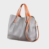 Dames Grijs Leren Tas