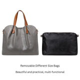 Dames Grijs Leren Tas
