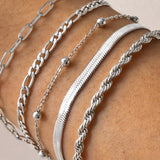 Set van Elegante Minimalistische Armbanden