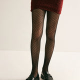 Net Panty met Fijn Ruitpatroon voor Elegante Look