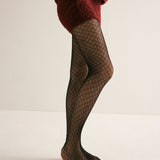 Net Panty met Fijn Ruitpatroon voor Elegante Look