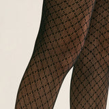 Net Panty met Fijn Ruitpatroon voor Elegante Look