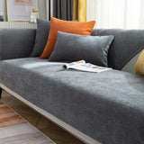 Beige Bankhoes met Fijne Geweven Structuur