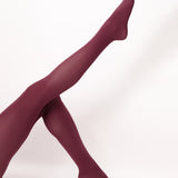 Matte Bordeaux Panty voor Elegante en Minimalistische Look