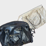 Dames Handtas Zwart met Franjes en Metalen Details