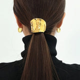Minimalistische Haarclip met Metalen Design voor Elegante Look