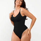 Naadloze Corrigerende Bodysuit met V-hals