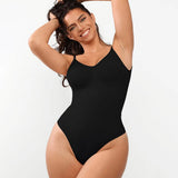 Naadloze Corrigerende Bodysuit met V-hals