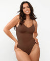 Naadloze Corrigerende Bodysuit met V-hals.