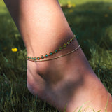 Minimalistische Enkelband voor Elegante en Zomerse Look