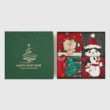 Kerst Sokken Set met Antislip voor Warme en Feestelijke Look.