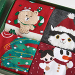 Kerst Sokken Set met Antislip voor Warme en Feestelijke Look.