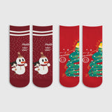 Kerst Sokken Set met Antislip voor Warme en Feestelijke Look.