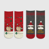 Kerst Sokken Set met Antislip voor Warme en Feestelijke Look.